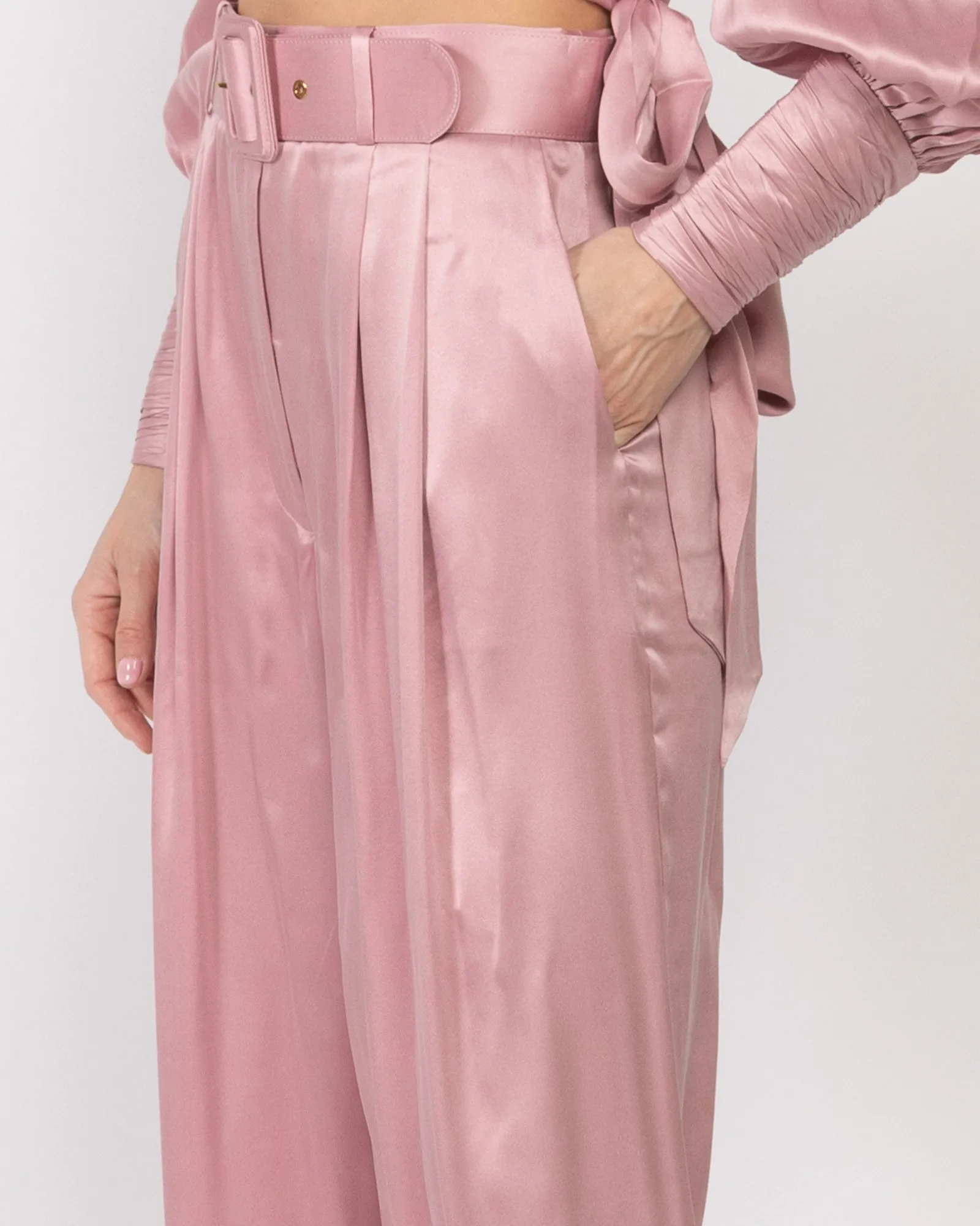 Silk Tuck Pants sold by TNT Fashion product image thumbnail 5