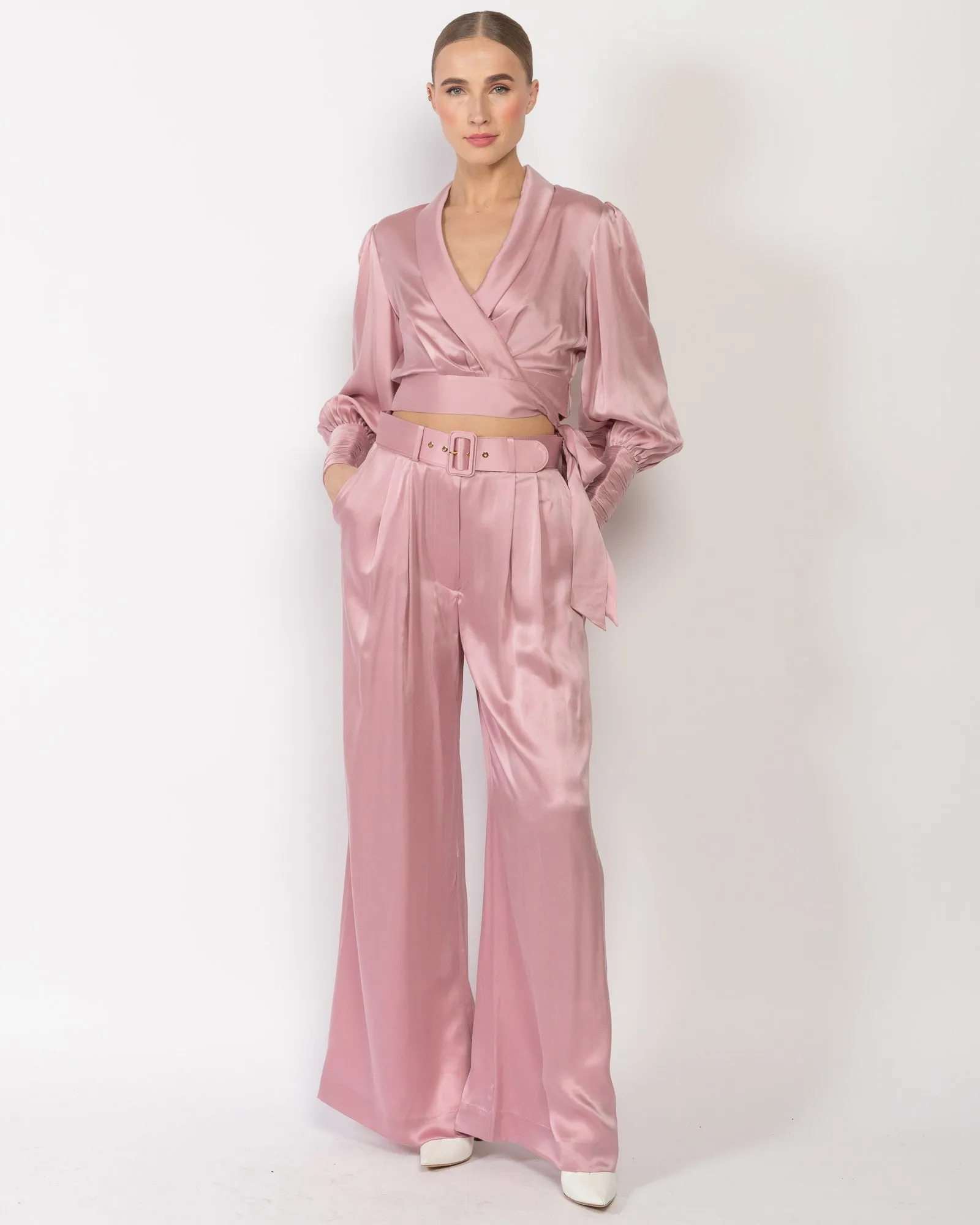 Silk Tuck Pants sold by TNT Fashion product image thumbnail 2