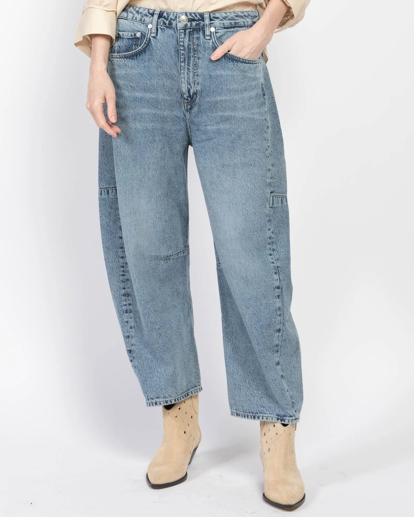 Charlie Barrel Jeans sold by TNT Fashion