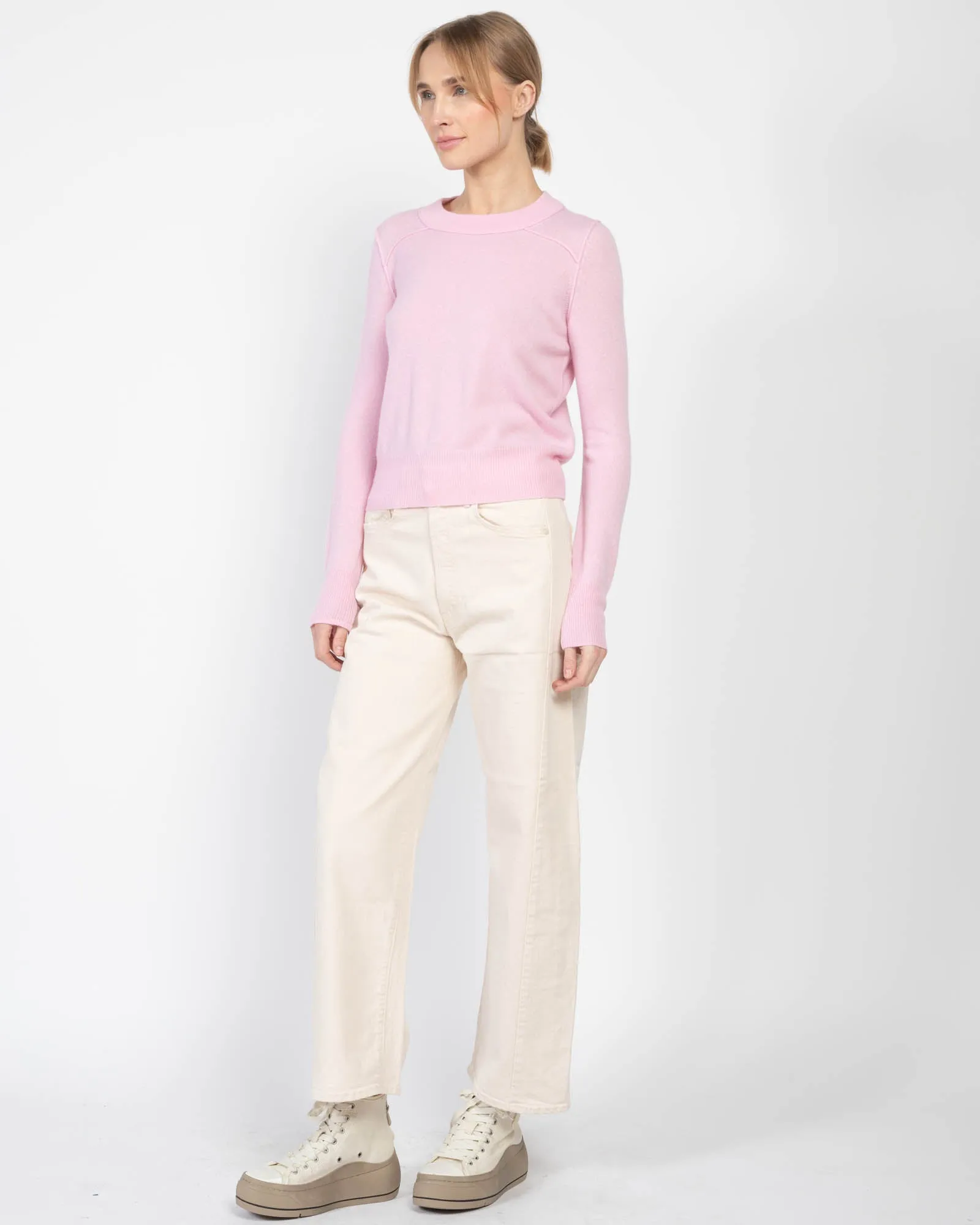 Crop Reverse Seam Sweater sold by TNT Fashion product image thumbnail 4