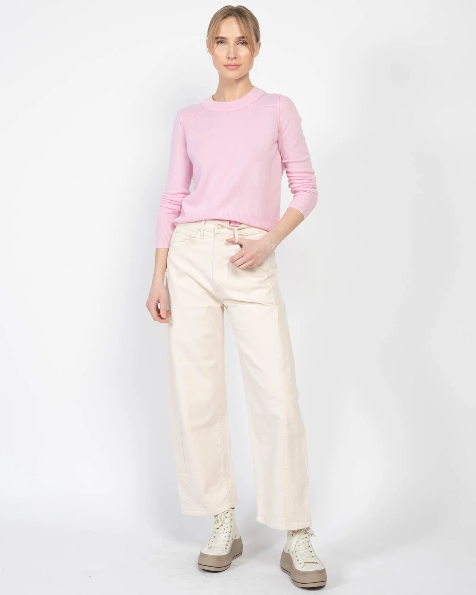 Crop Reverse Seam Sweater sold by TNT Fashion product image thumbnail 2