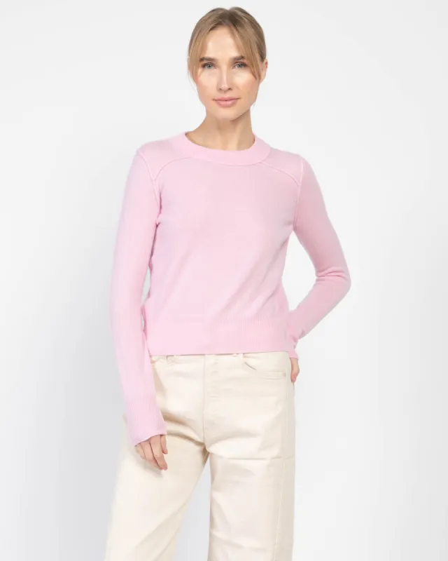 Crop Reverse Seam Sweater sold by TNT Fashion