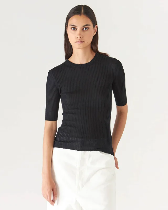 Cupro Rib Top sold by TNT Fashion