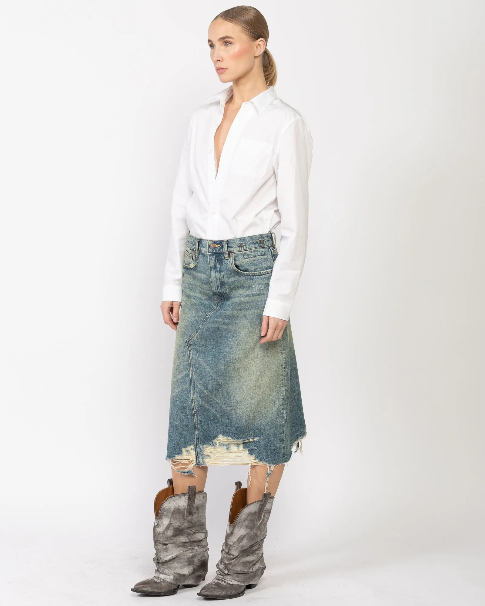 Jesse Denim Skirt sold by TNT Fashion product image thumbnail 4