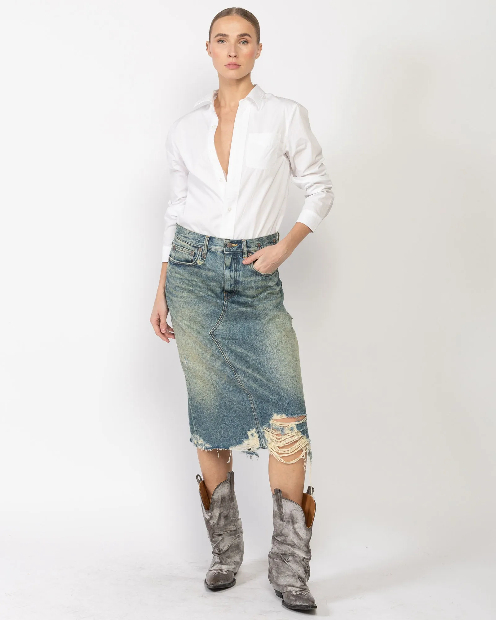 Jesse Denim Skirt sold by TNT Fashion product image thumbnail 2