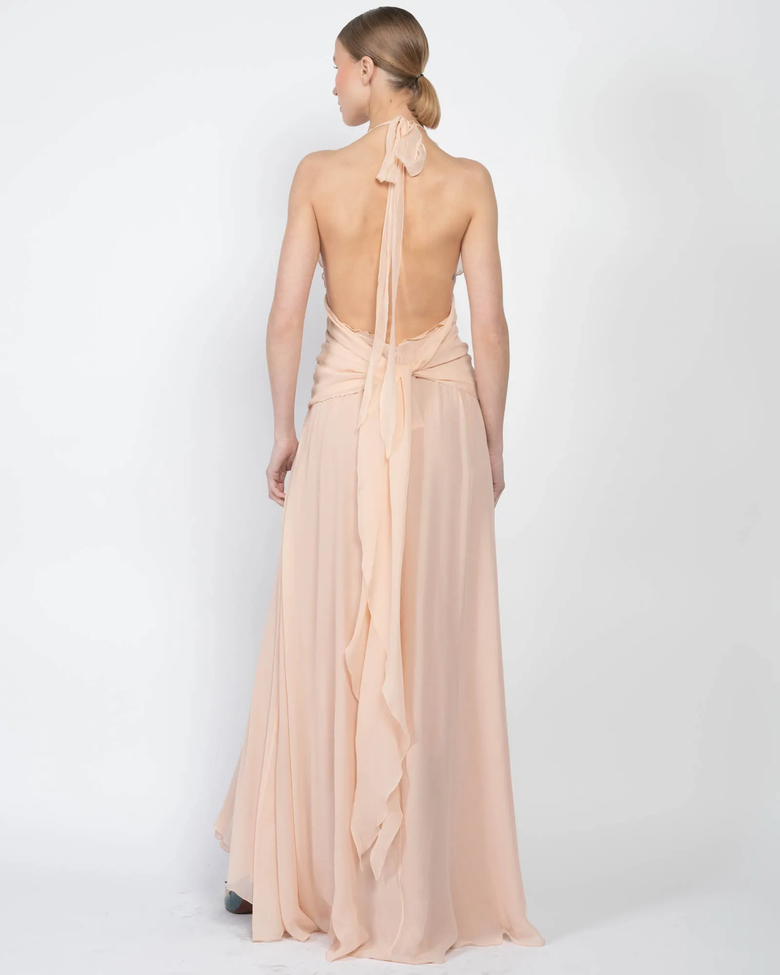 Halter Ruffle Dress sold by TNT Fashion product image thumbnail 2