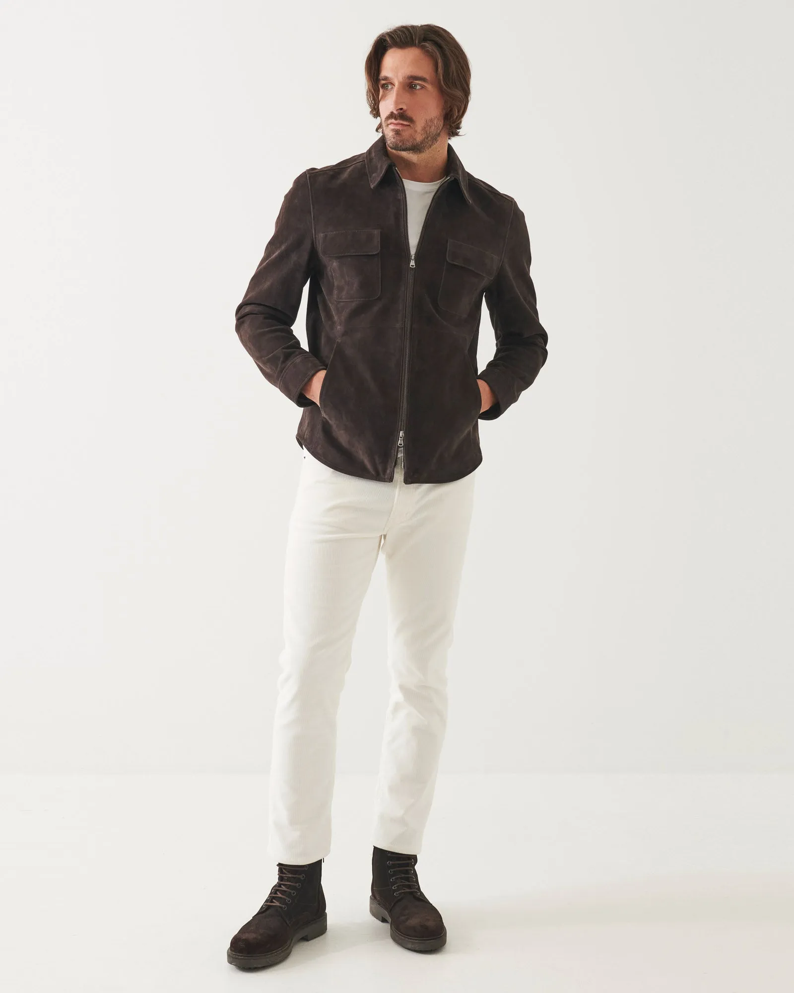 Goat Suede Shirt Jacket sold by TNT Fashion product image thumbnail 2