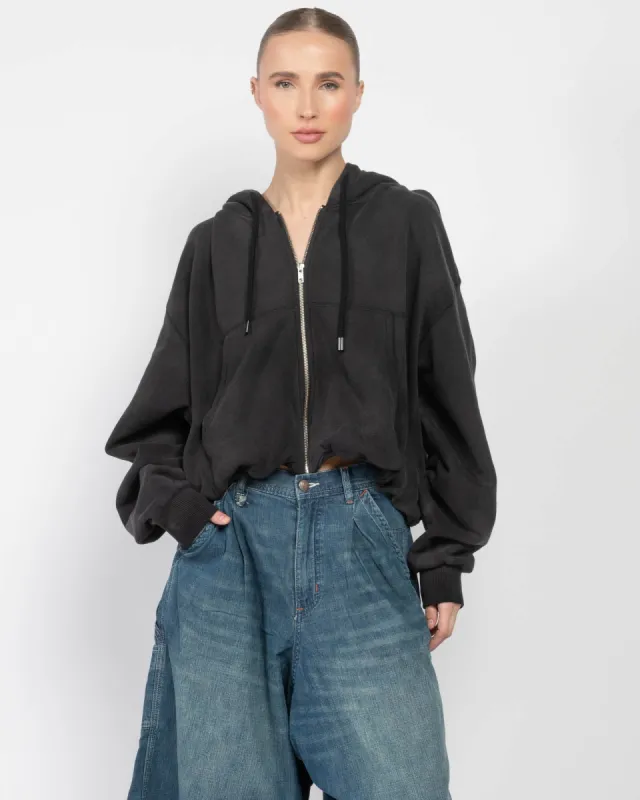 Balloon Zip-Up Hoodie sold by TNT Fashion