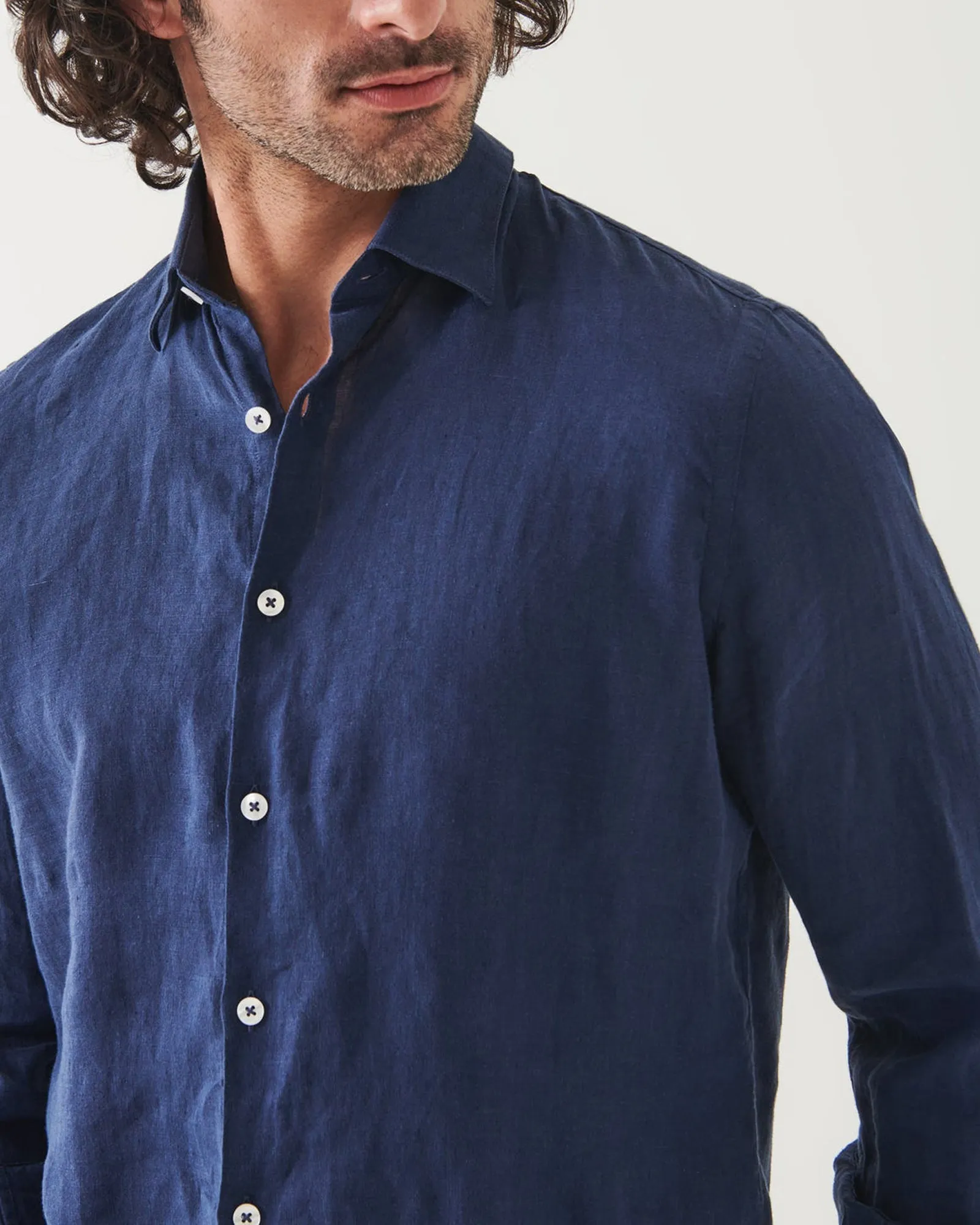 Linen Chambray Shirt sold by TNT Fashion product image thumbnail 4