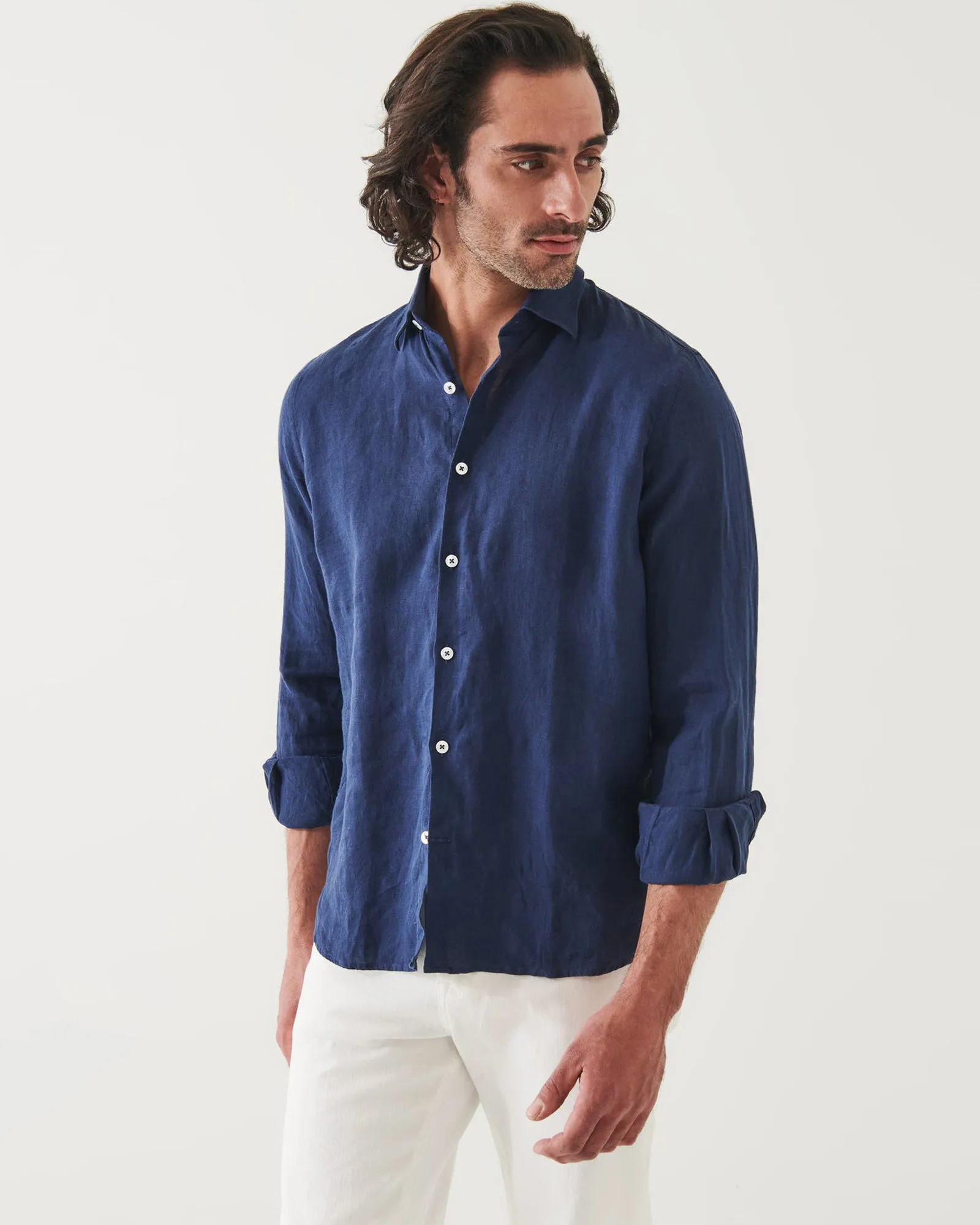 Linen Chambray Shirt sold by TNT Fashion product image thumbnail 3