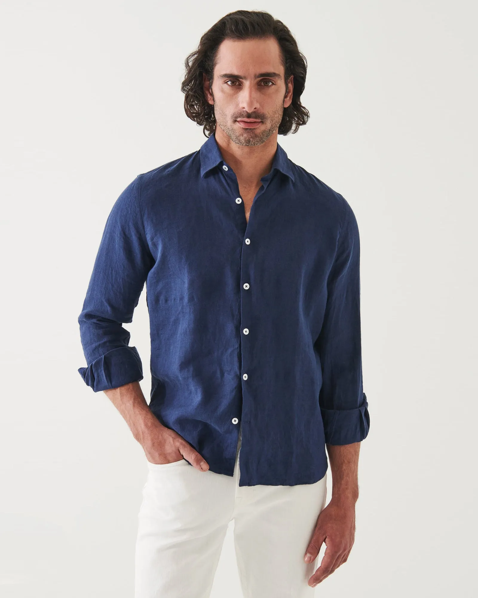 Linen Chambray Shirt sold by TNT Fashion