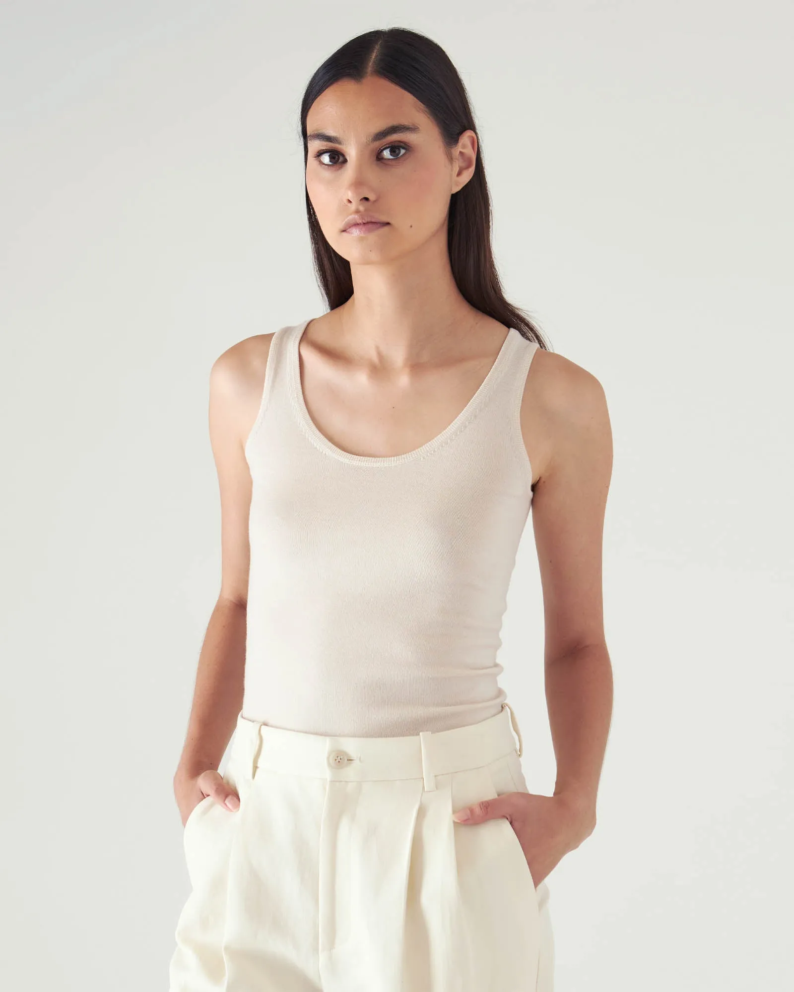 Scoop Neck Tank sold by TNT Fashion