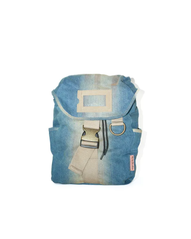BELT DENIM MESSENGER BIG BAG aaa368u(BLUE) | Parallel
