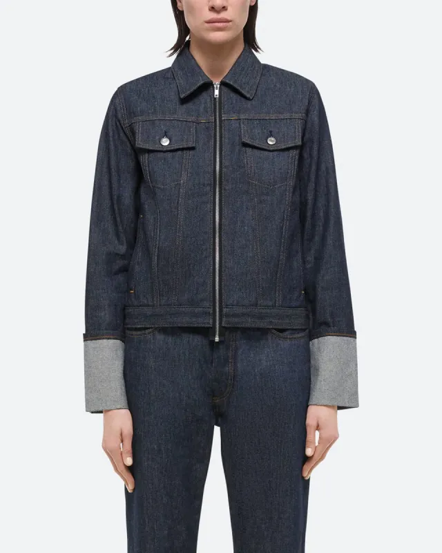 Zip Trucker Jacket sold by TNT Fashion