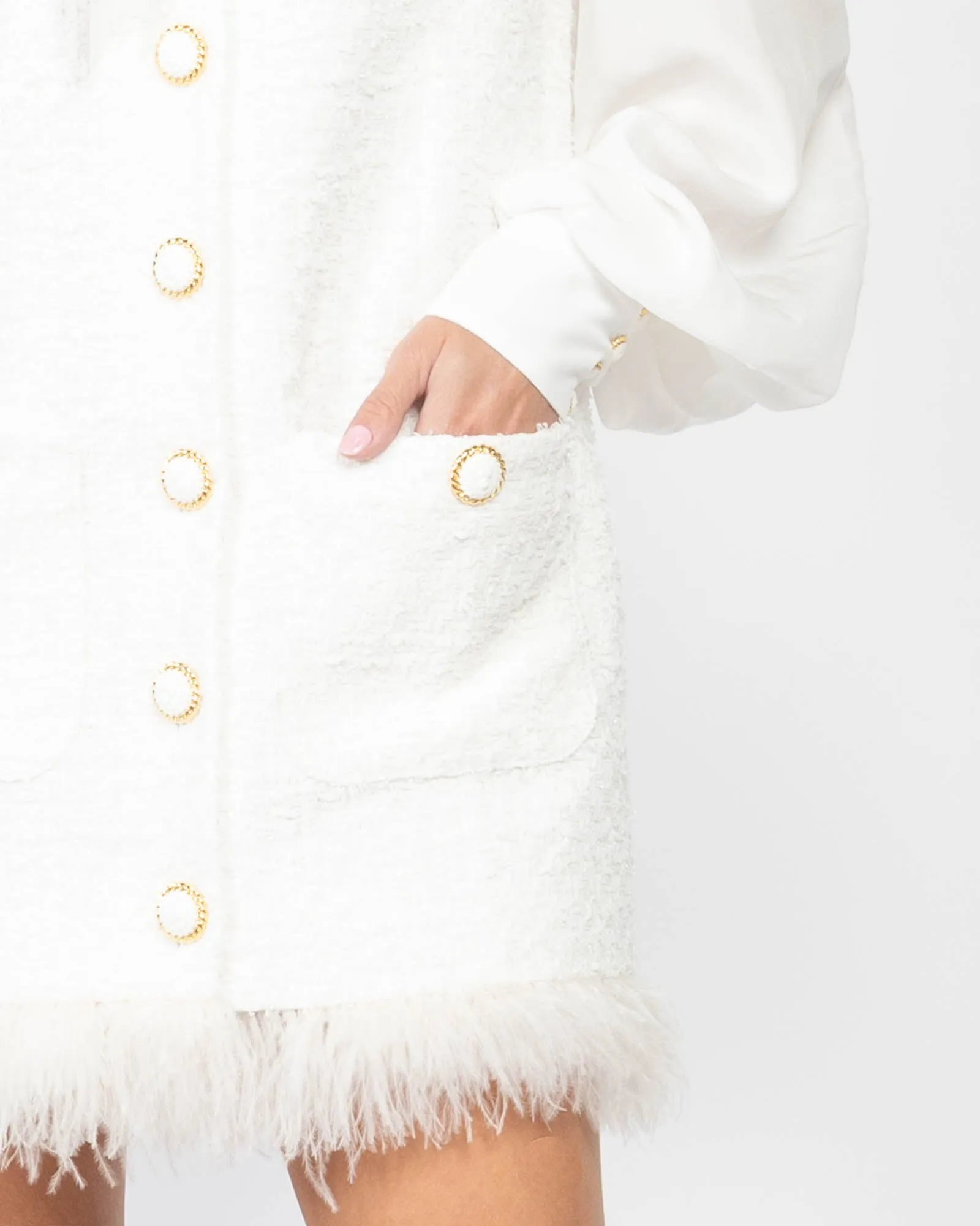 Lavalliere Feather Dress sold by TNT Fashion product image thumbnail 5