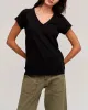 City Slub V-Neck T-Shirt sold by TNT Fashion