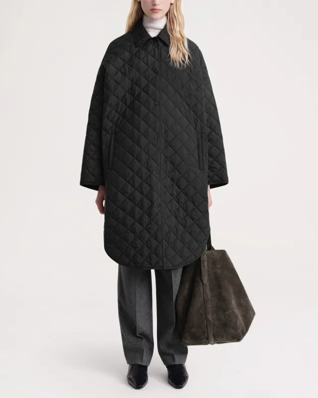 Quilted Cocoon Coat sold by TNT Fashion