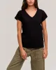 City Slub V-Neck T-Shirt sold by TNT Fashion