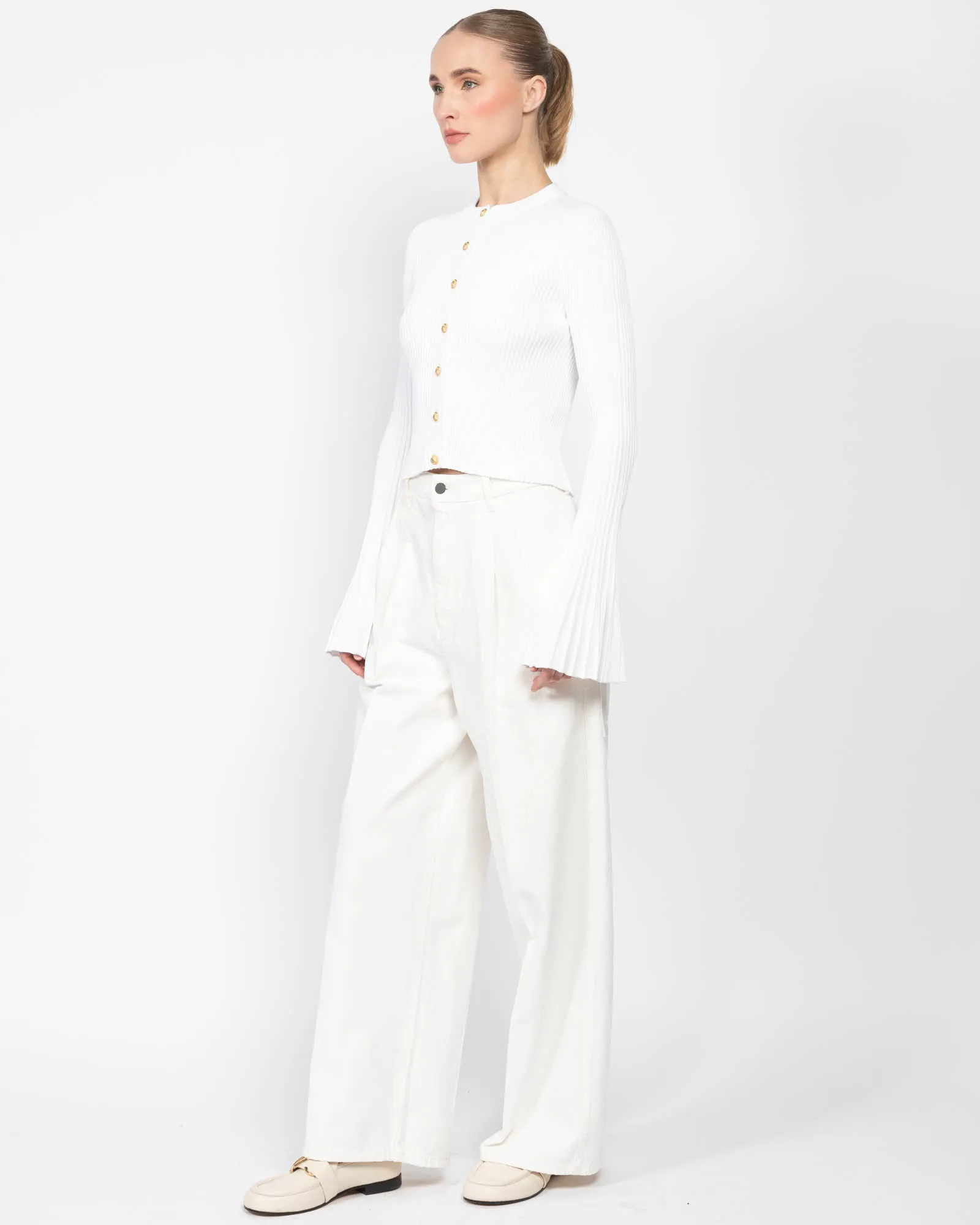 6 Button Flare Knit Cardigan sold by TNT Fashion product image thumbnail 4