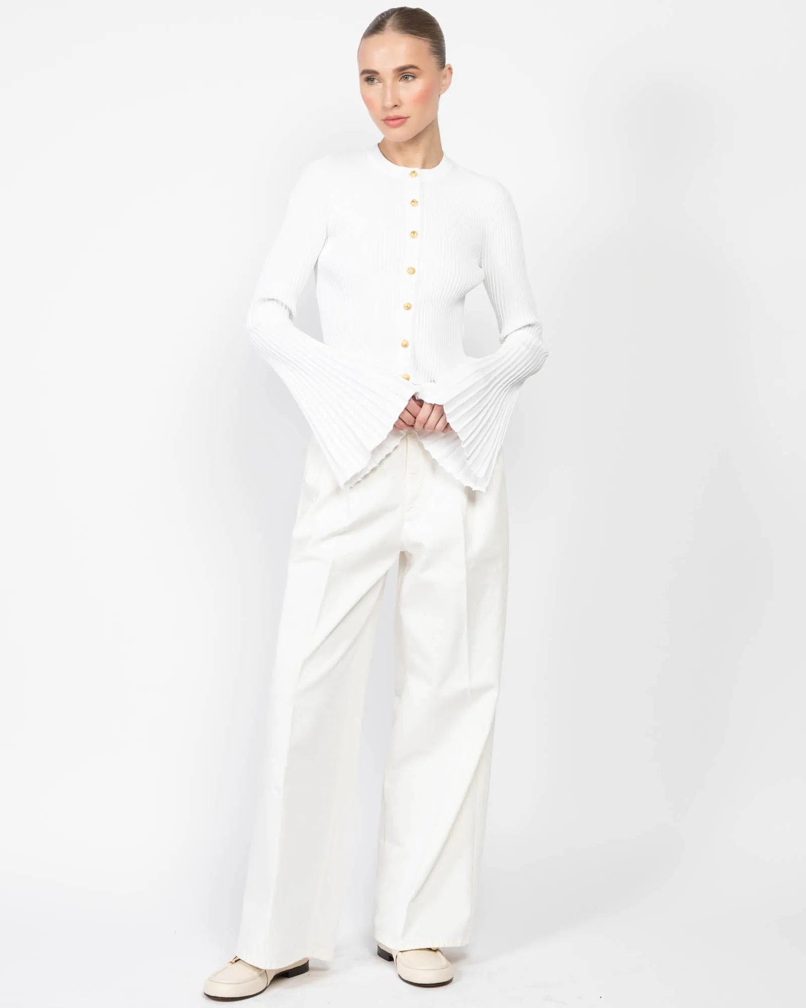 6 Button Flare Knit Cardigan sold by TNT Fashion product image thumbnail 2