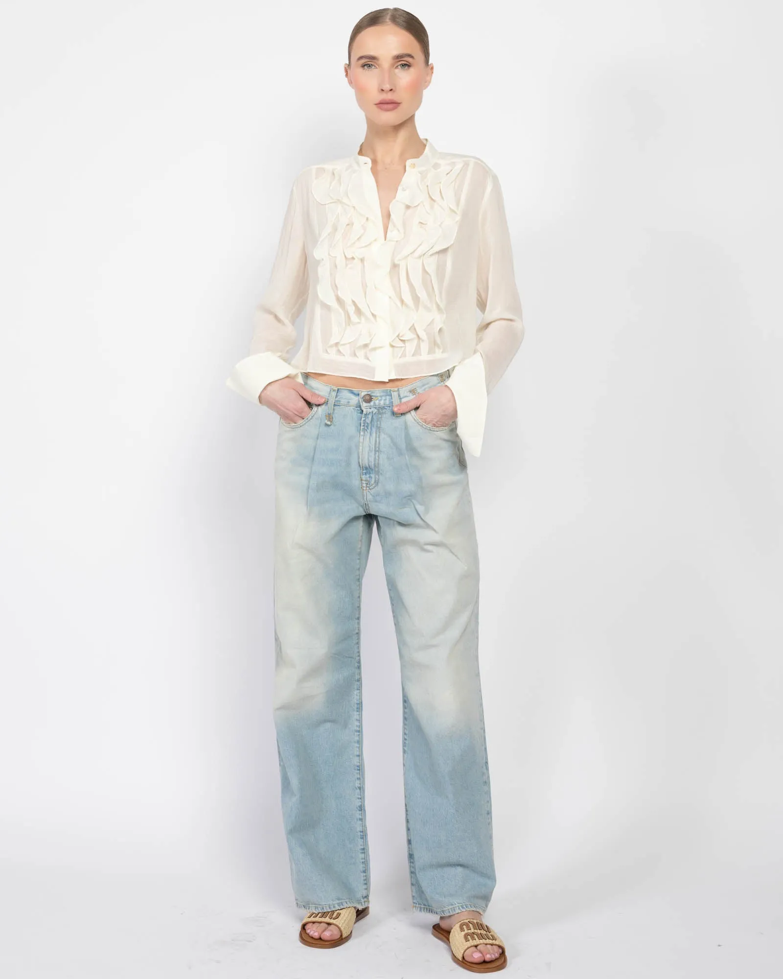 Patti Ruffle Shirt sold by TNT Fashion product image thumbnail 2