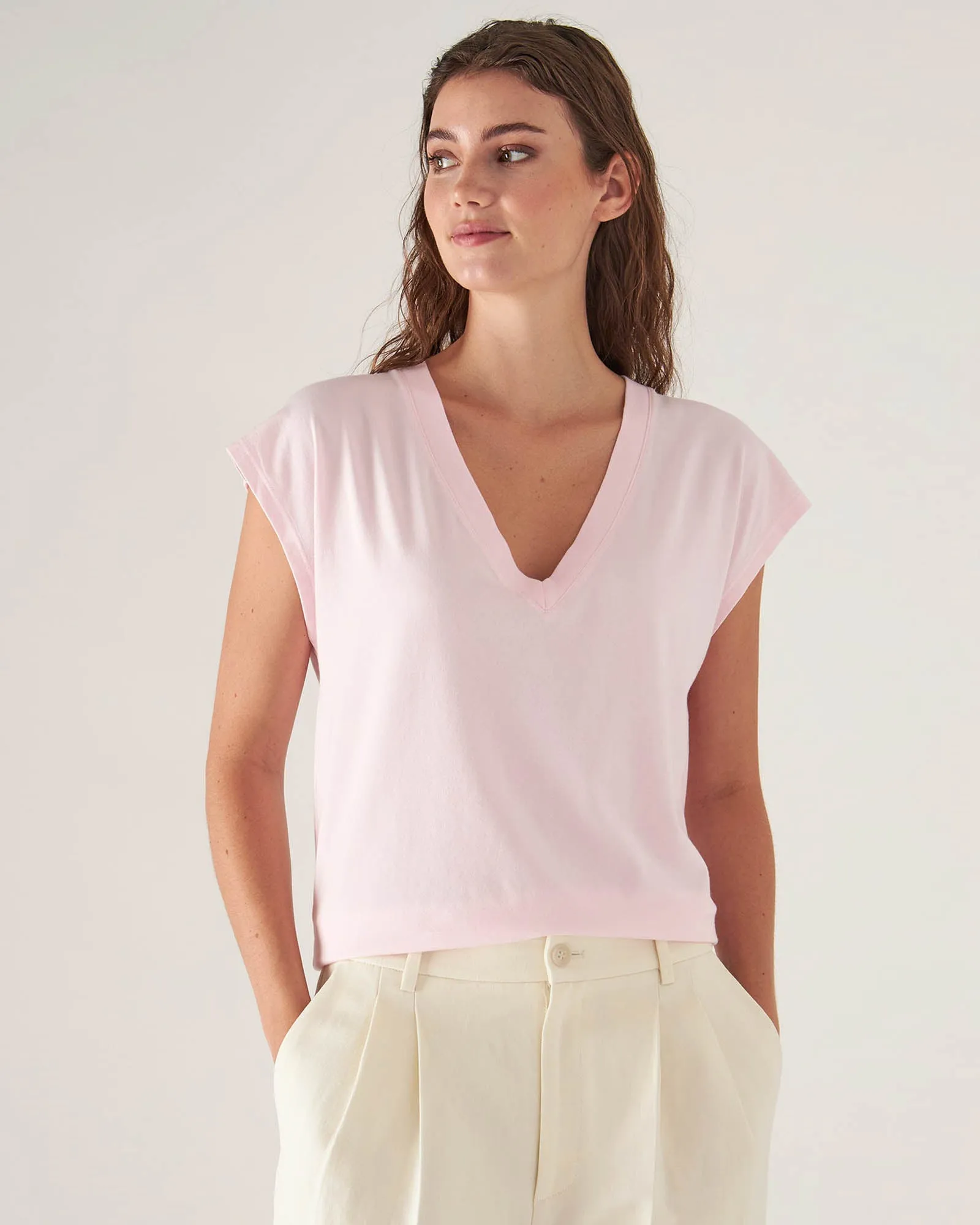 V-Neck Dolman Tee sold by TNT Fashion product image thumbnail 2