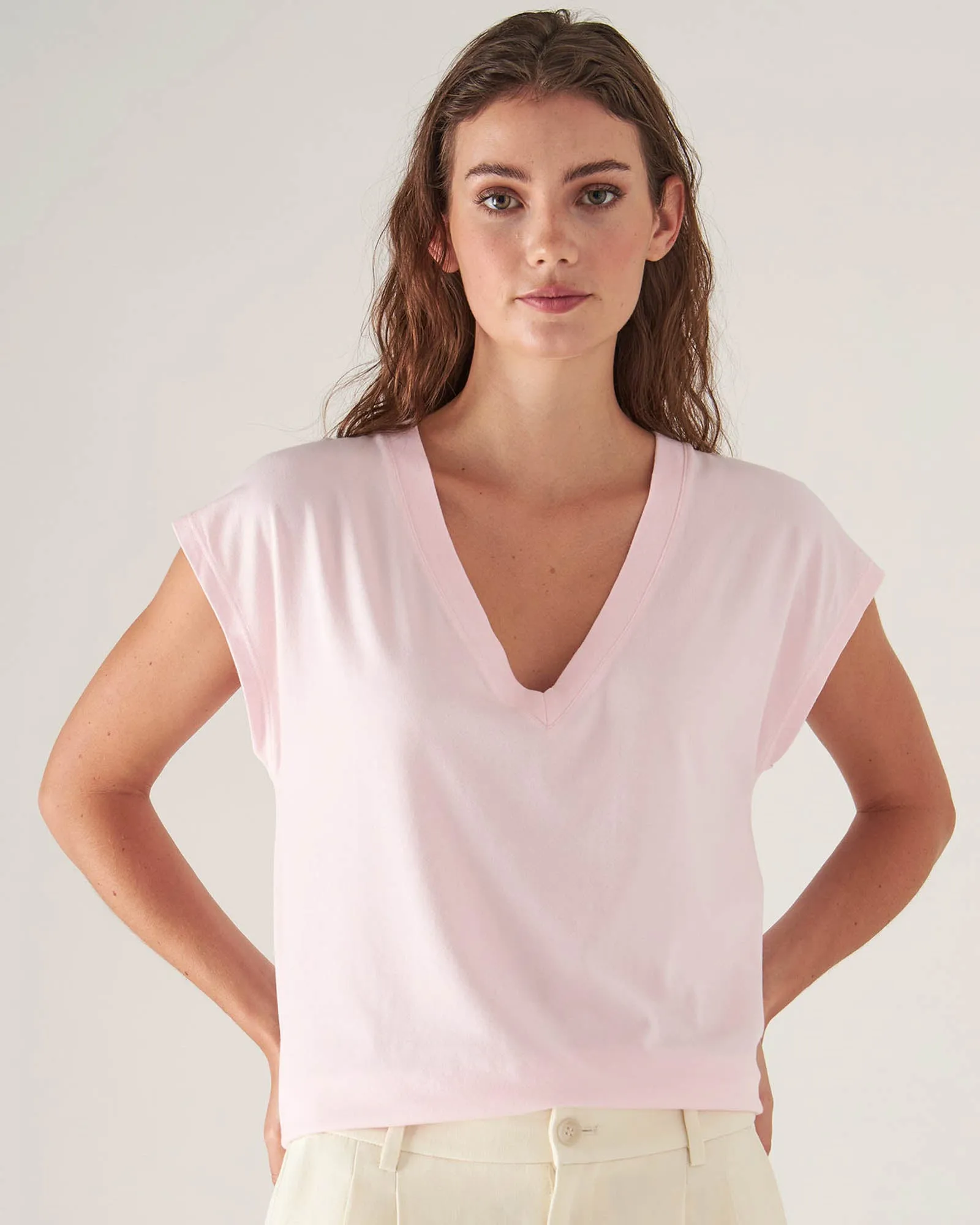 V-Neck Dolman Tee sold by TNT Fashion product image thumbnail 3