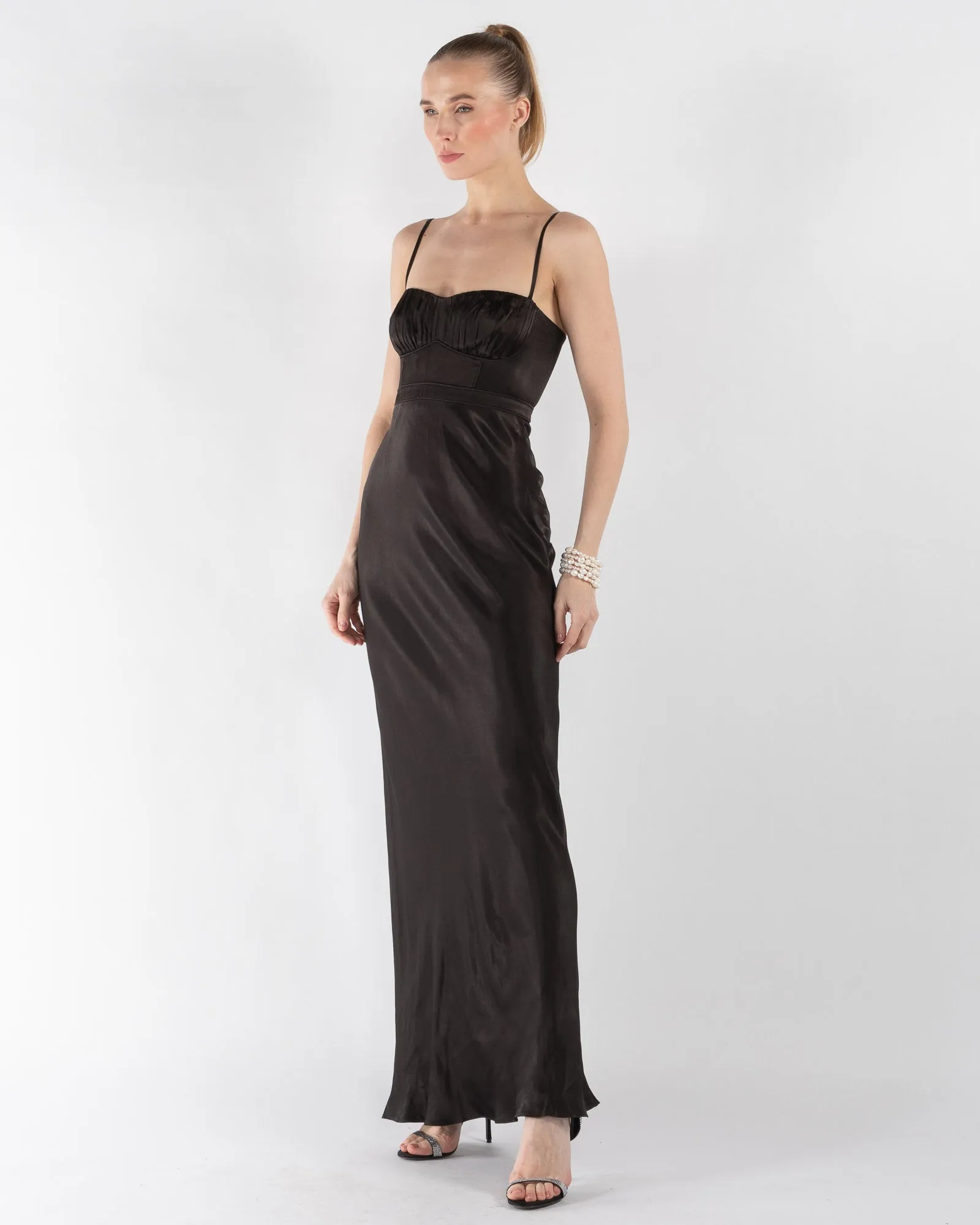 La Lune Ruched Maxi Dress sold by TNT Fashion product image thumbnail 4