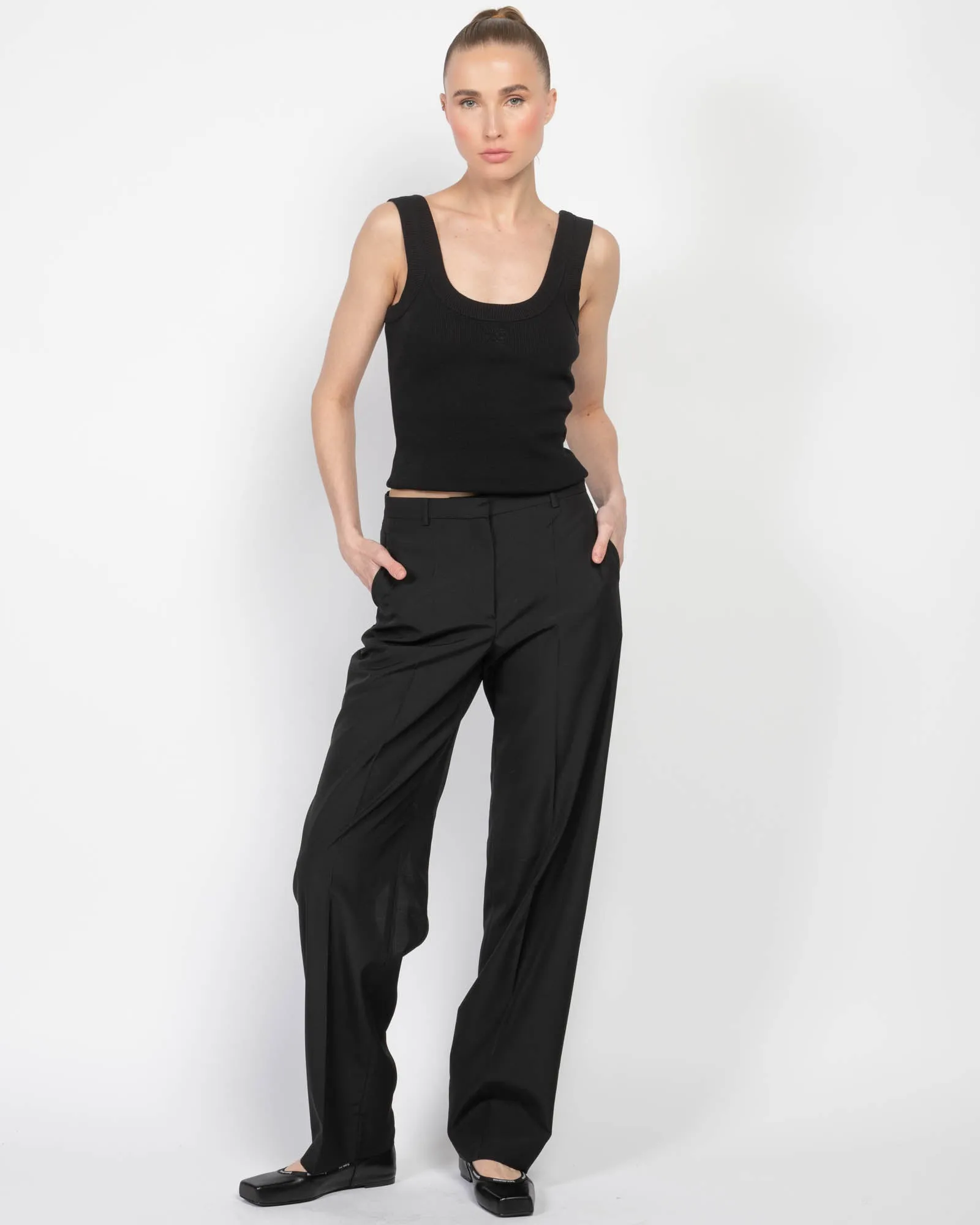 Low Waisted Trousers With Slits sold by TNT Fashion product image thumbnail 3