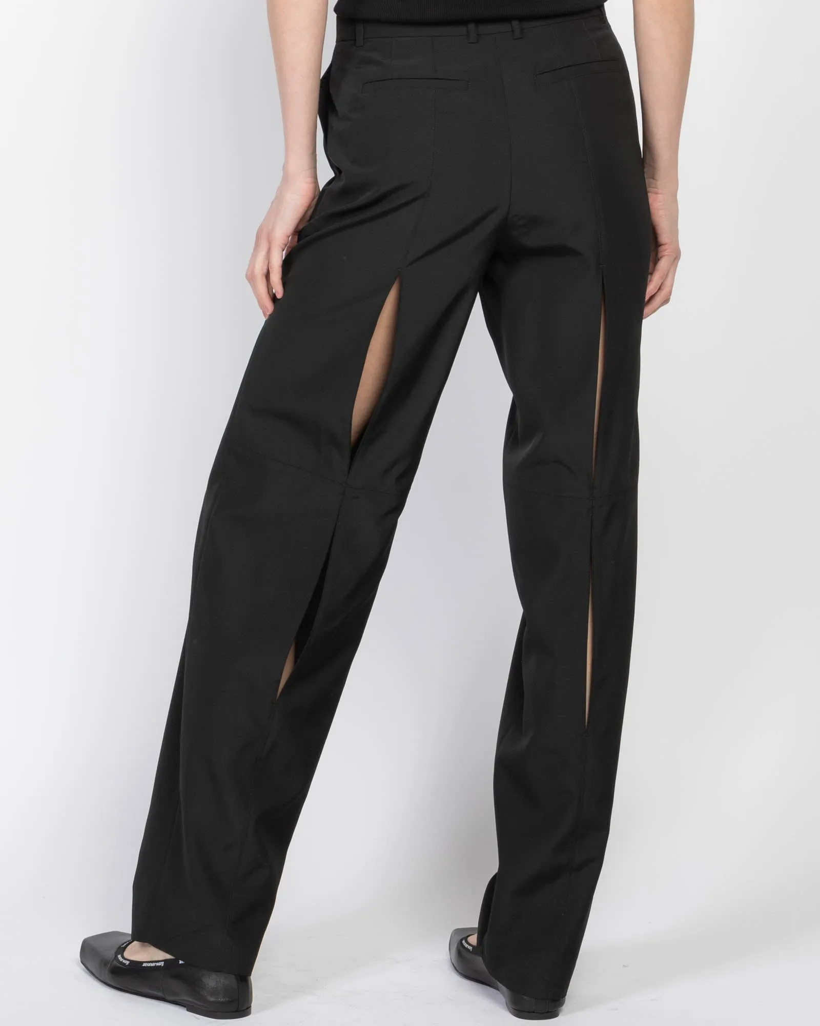Low Waisted Trousers With Slits sold by TNT Fashion product image thumbnail 2