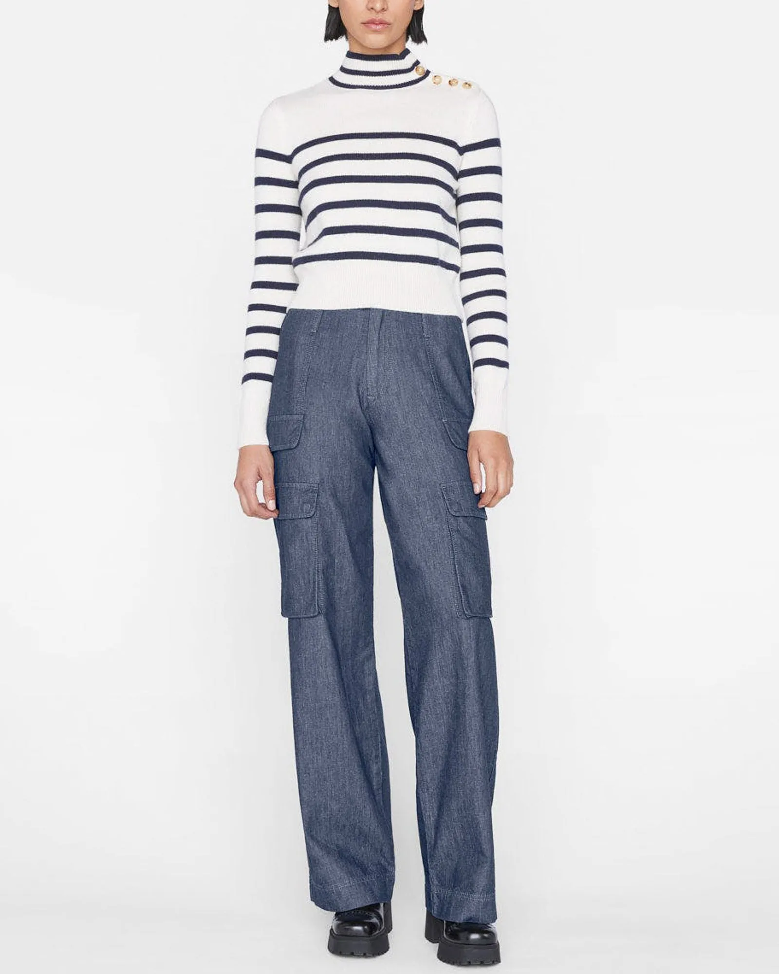 Relaxed Straight Cargo Pants sold by TNT Fashion product image thumbnail 2