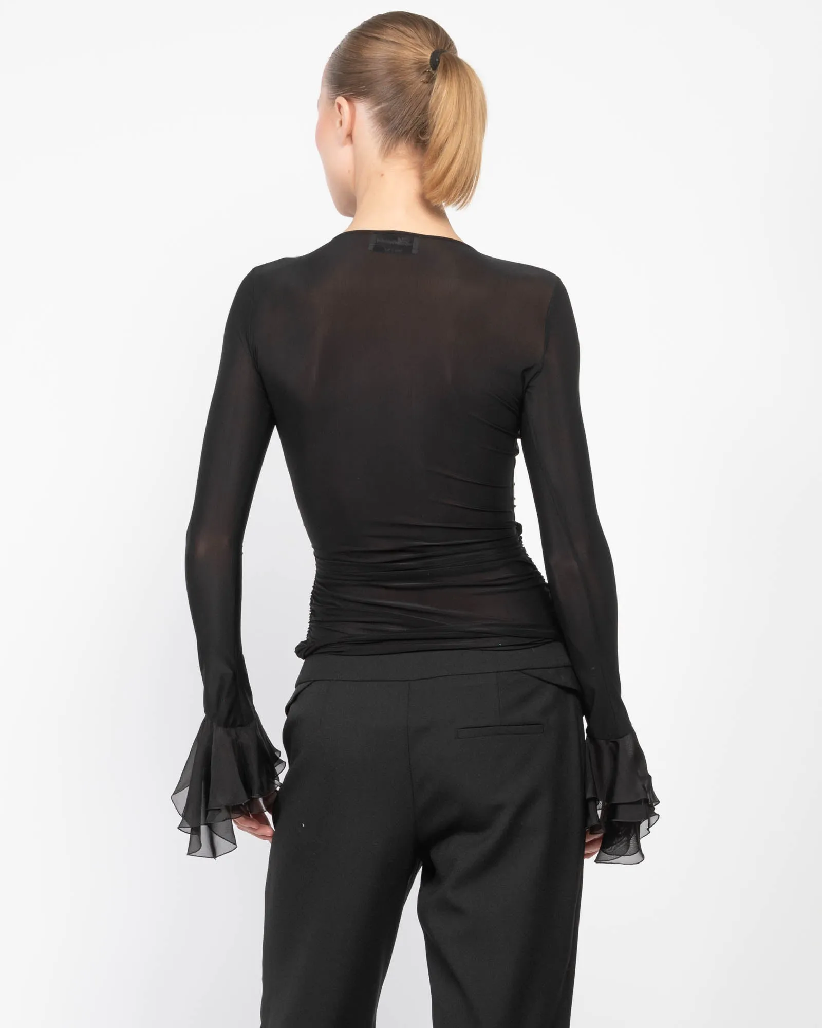 Chiffon Ruffle Top sold by TNT Fashion product image thumbnail 3