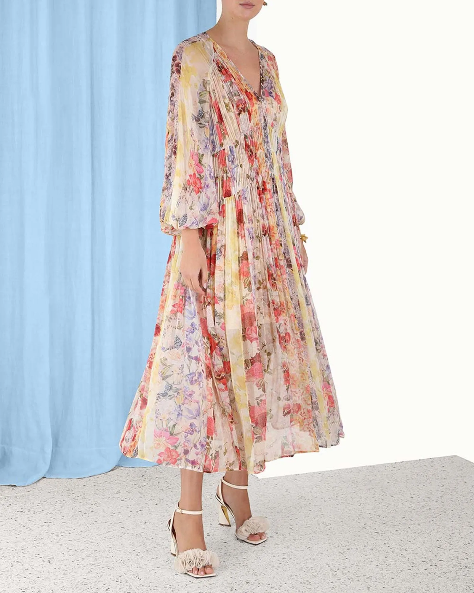 Wonderland Floral Midi Dress sold by TNT Fashion product image thumbnail 3