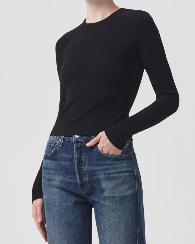 Alma Shrunken Long Sleeve sold by TNT Fashion