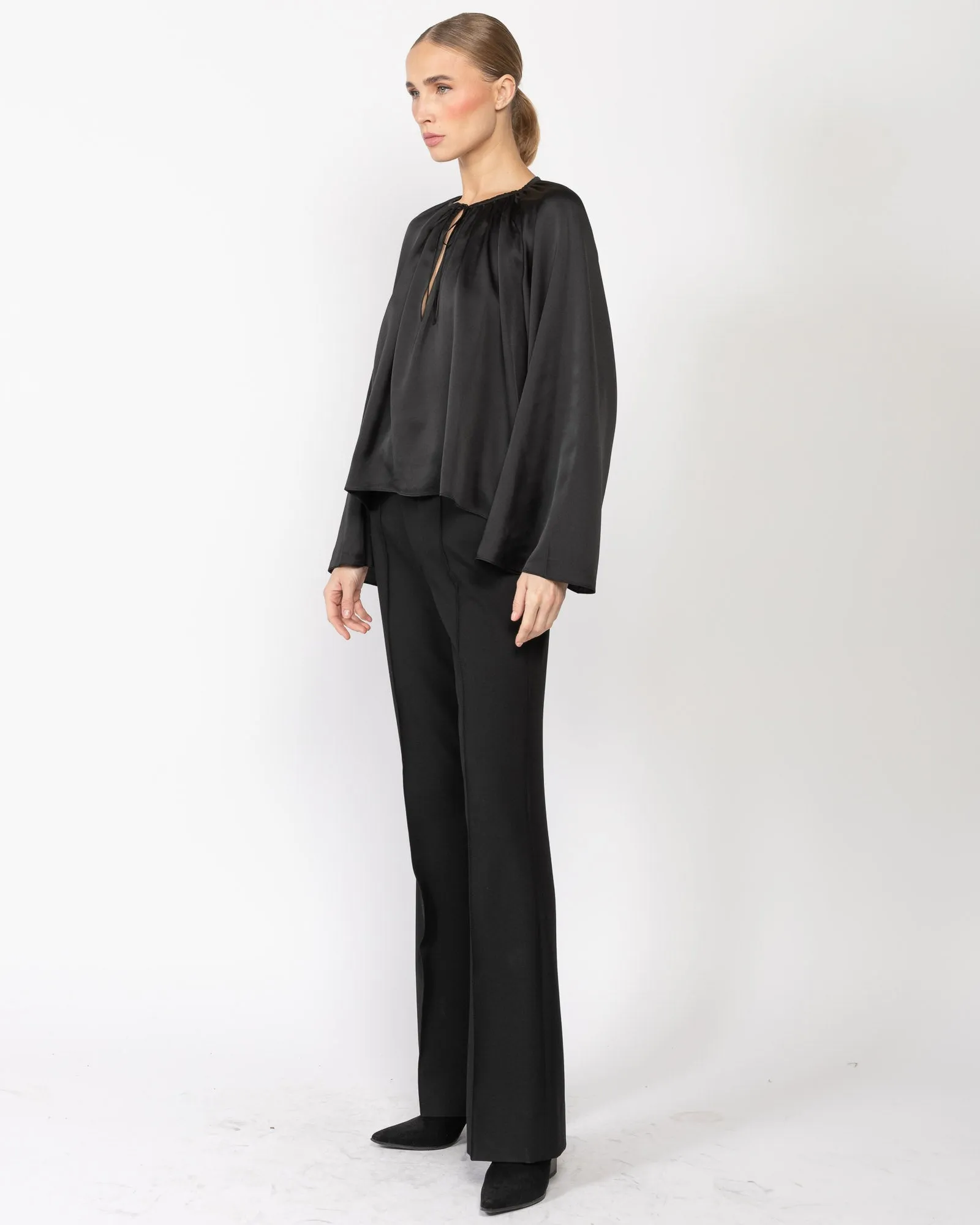 V-Neck Shirred Blouse sold by TNT Fashion product image thumbnail 4