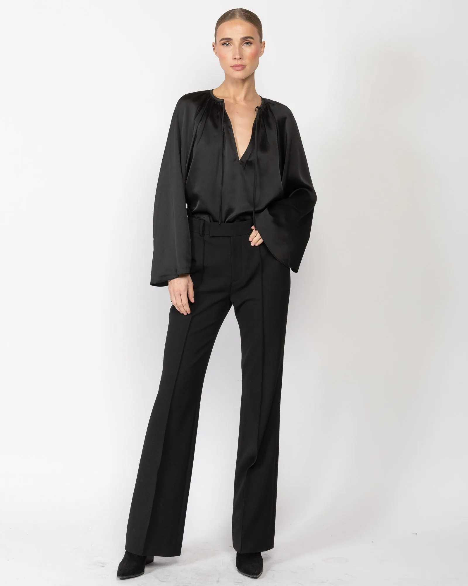 V-Neck Shirred Blouse sold by TNT Fashion product image thumbnail 2