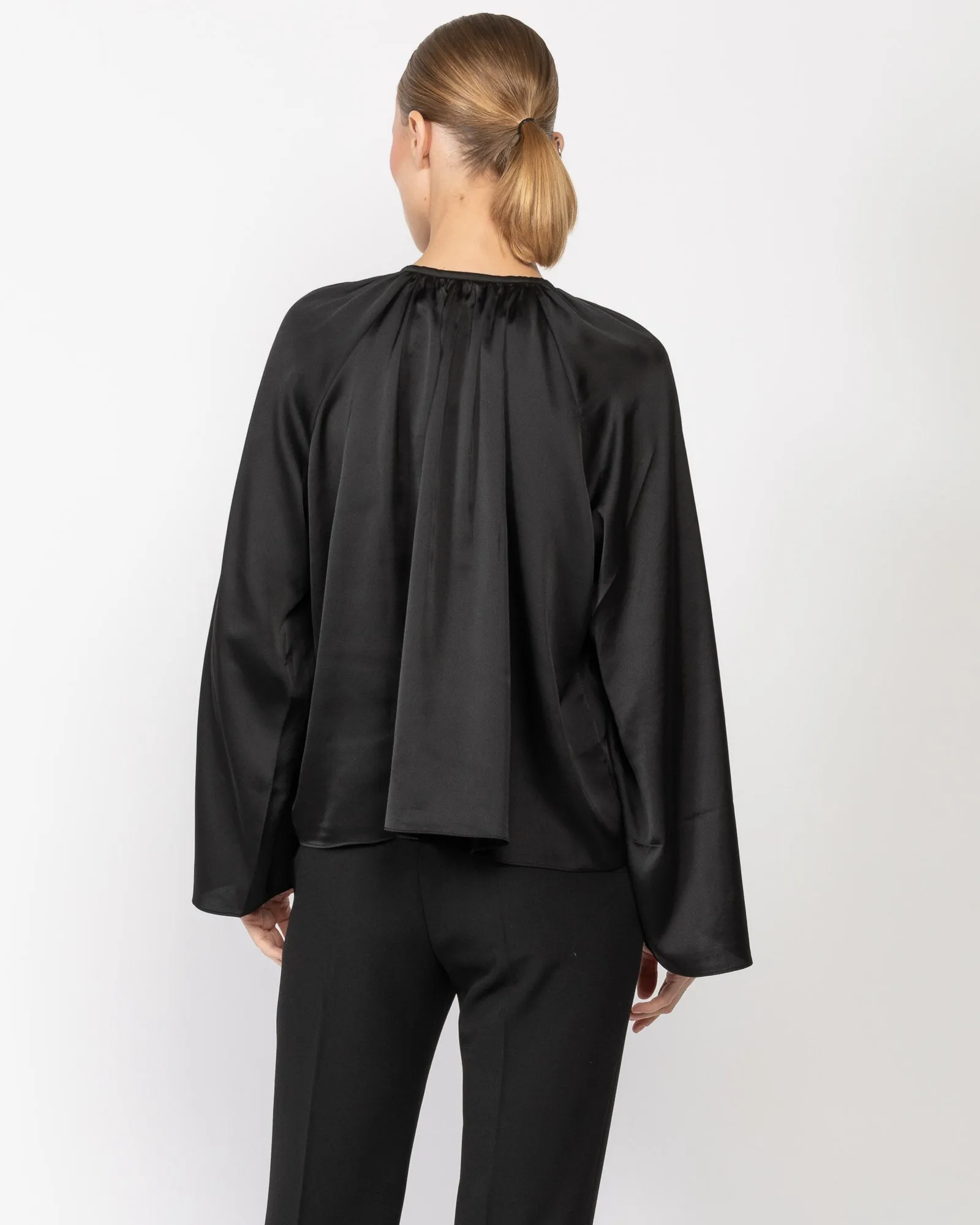 V-Neck Shirred Blouse sold by TNT Fashion product image thumbnail 3