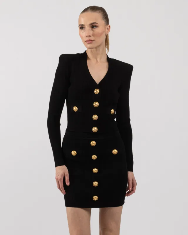 Knit Crop Cardigan sold by TNT Fashion
