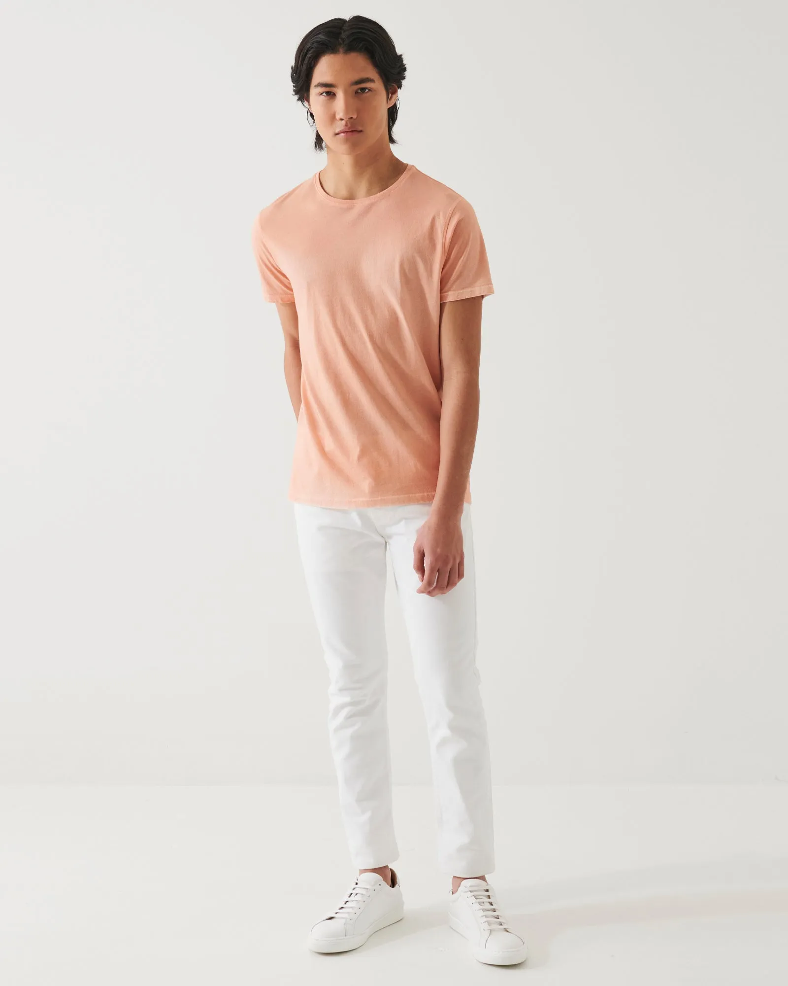 Short Sleeve Pima Spray Tee sold by TNT Fashion product image thumbnail 2