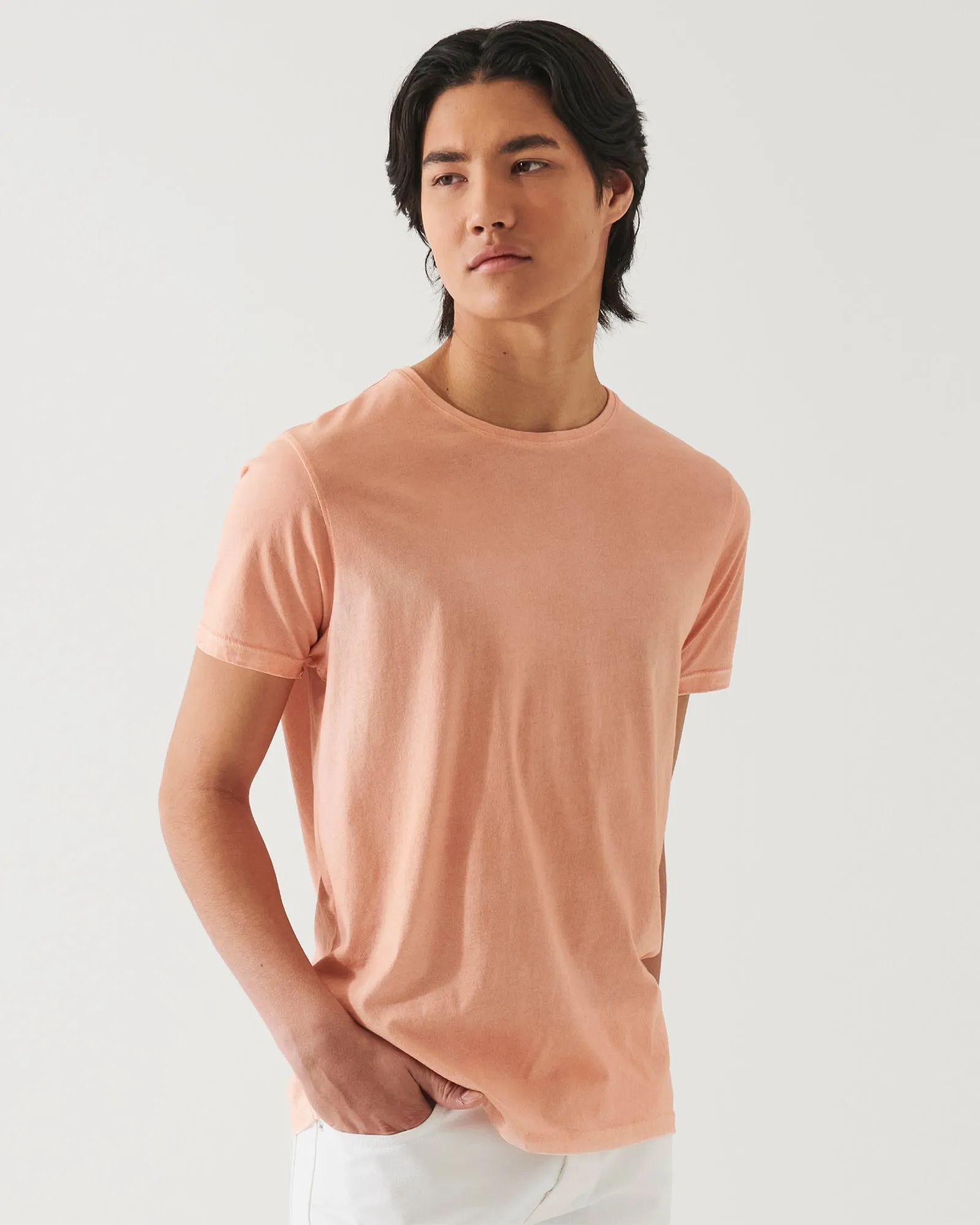 Short Sleeve Pima Spray Tee sold by TNT Fashion product image thumbnail 3