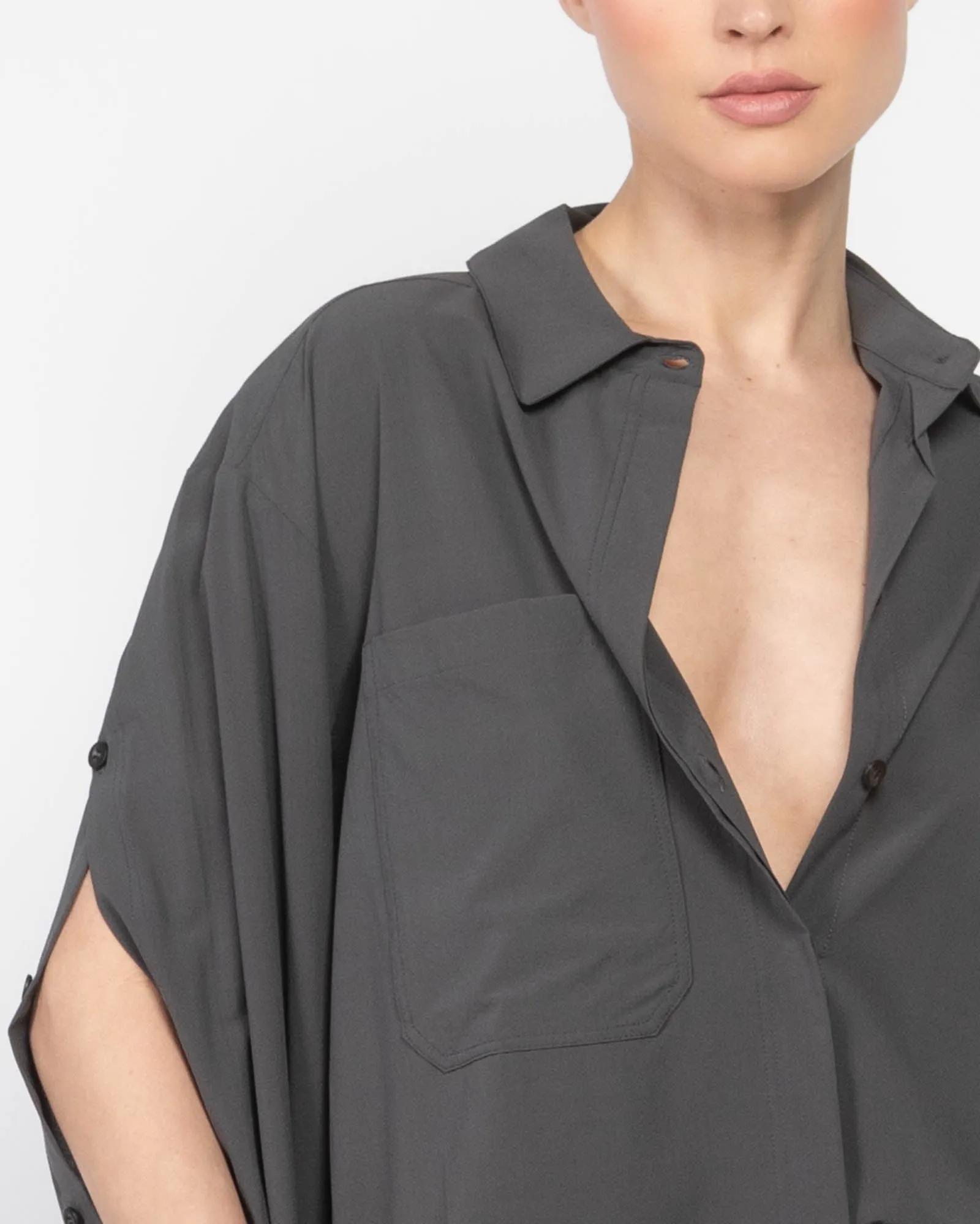 Open Sleeve Shirt sold by TNT Fashion product image thumbnail 5