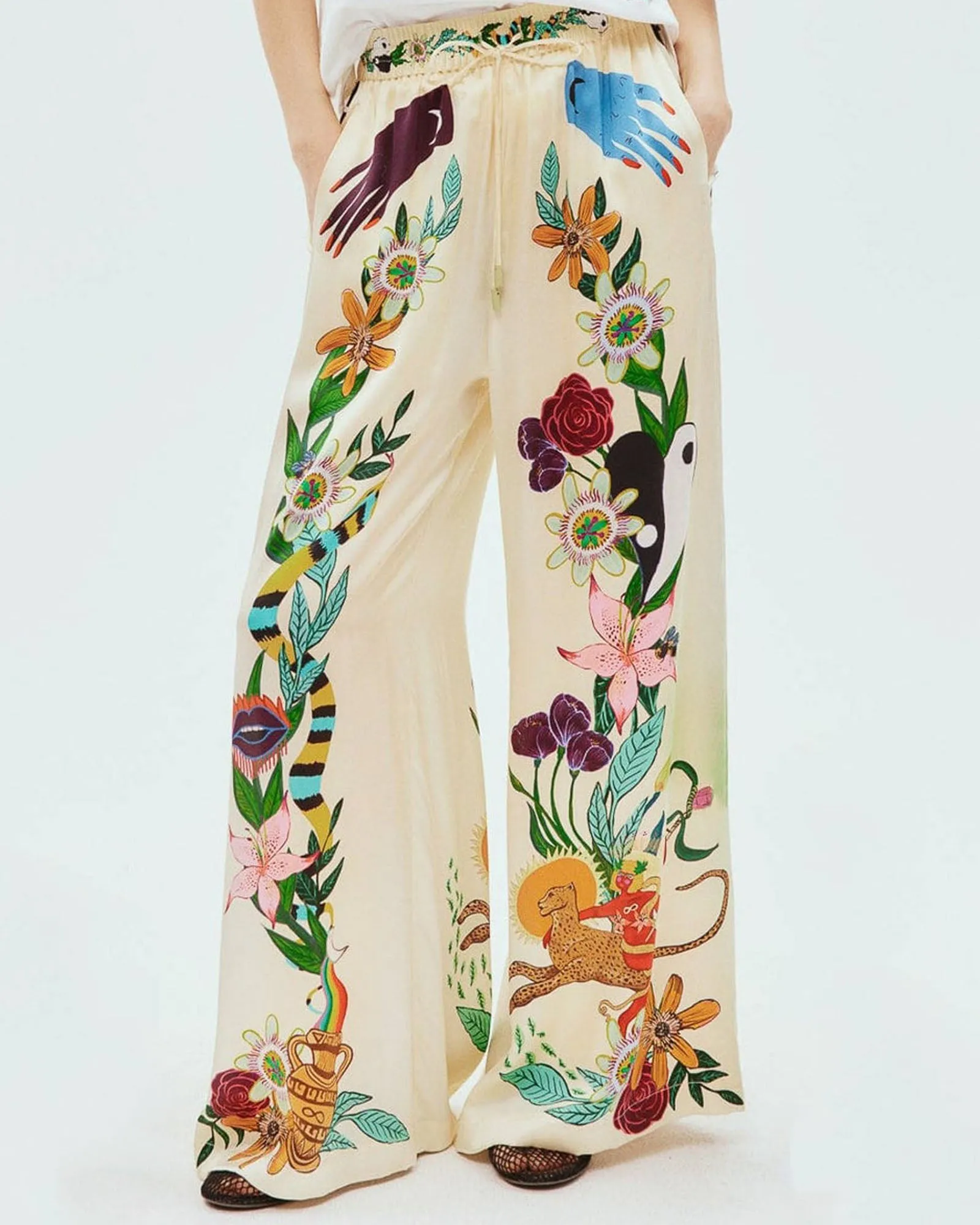 Meagan Silk Pants sold by TNT Fashion