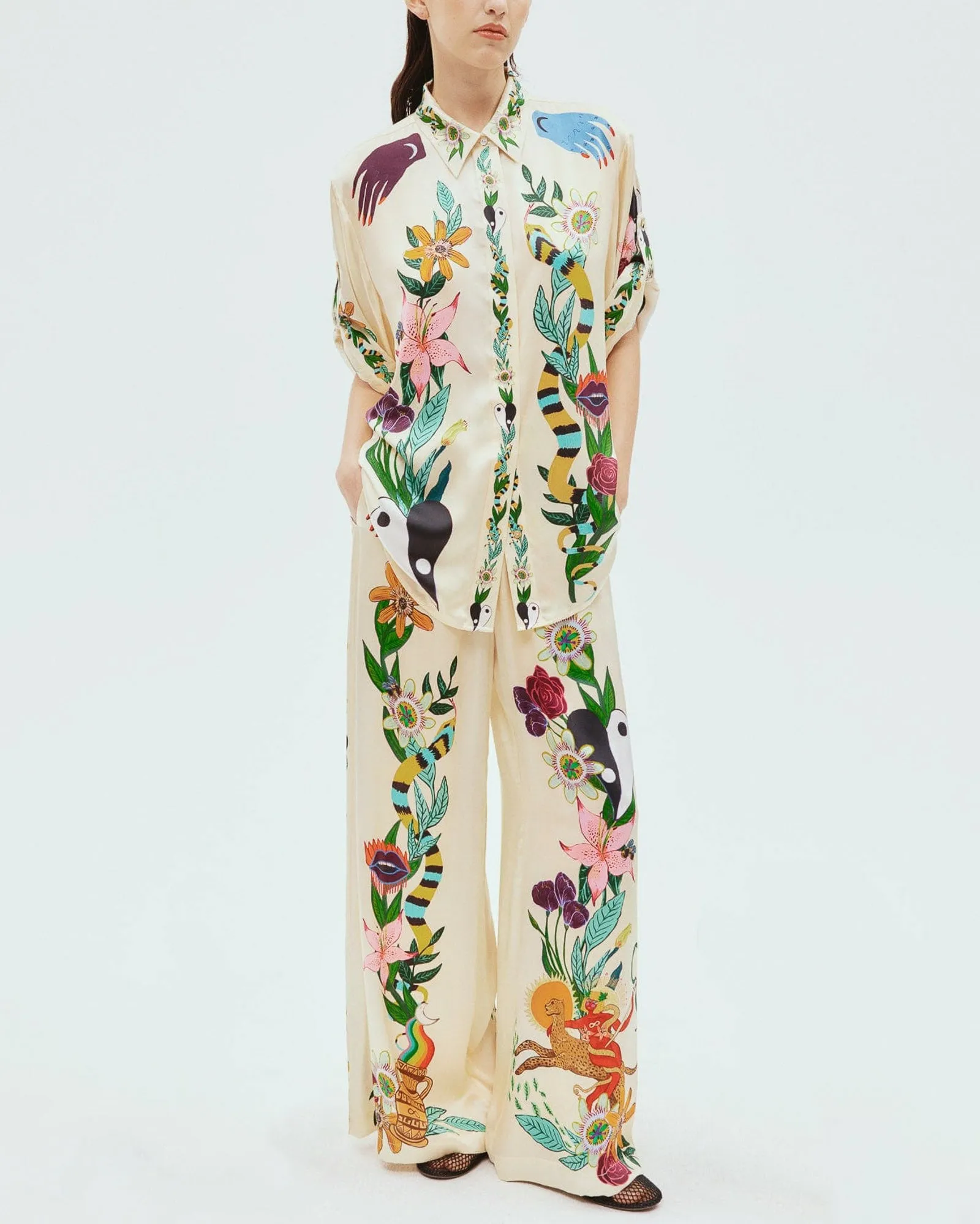 Meagan Silk Pants sold by TNT Fashion product image thumbnail 2