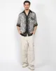 Print Button Up T-Shirt sold by TNT Fashion