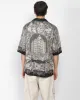 Print Button Up T-Shirt sold by TNT Fashion