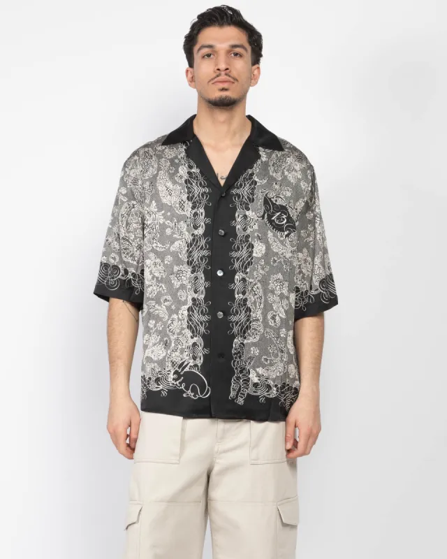 Print Button Up T-Shirt sold by TNT Fashion