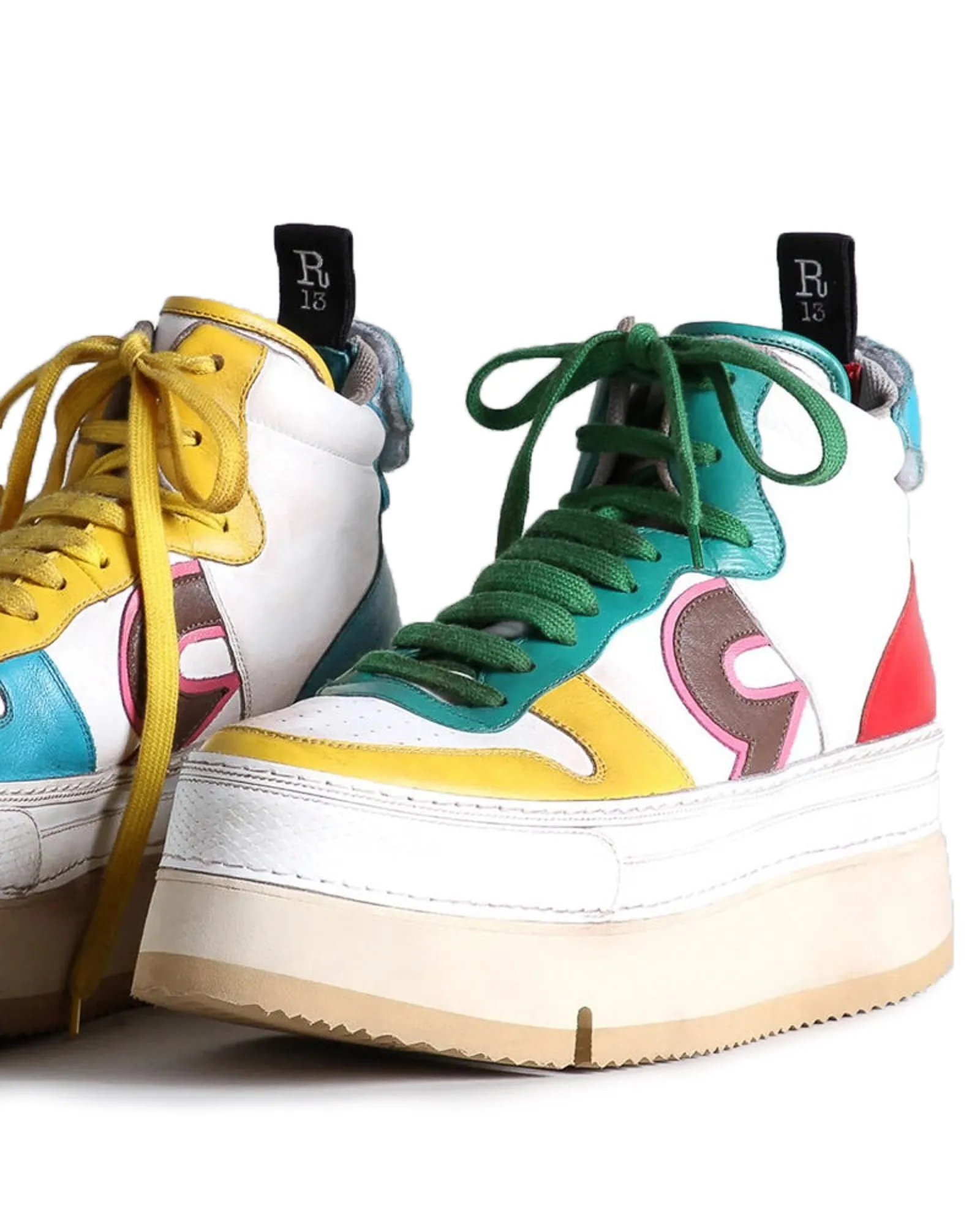 High Top Leather Platform Sneakers sold by TNT Fashion