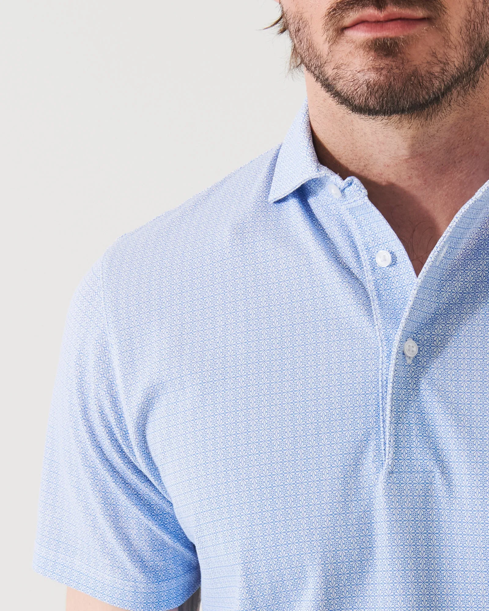 Pima Stretch Printed Polo sold by TNT Fashion product image thumbnail 4