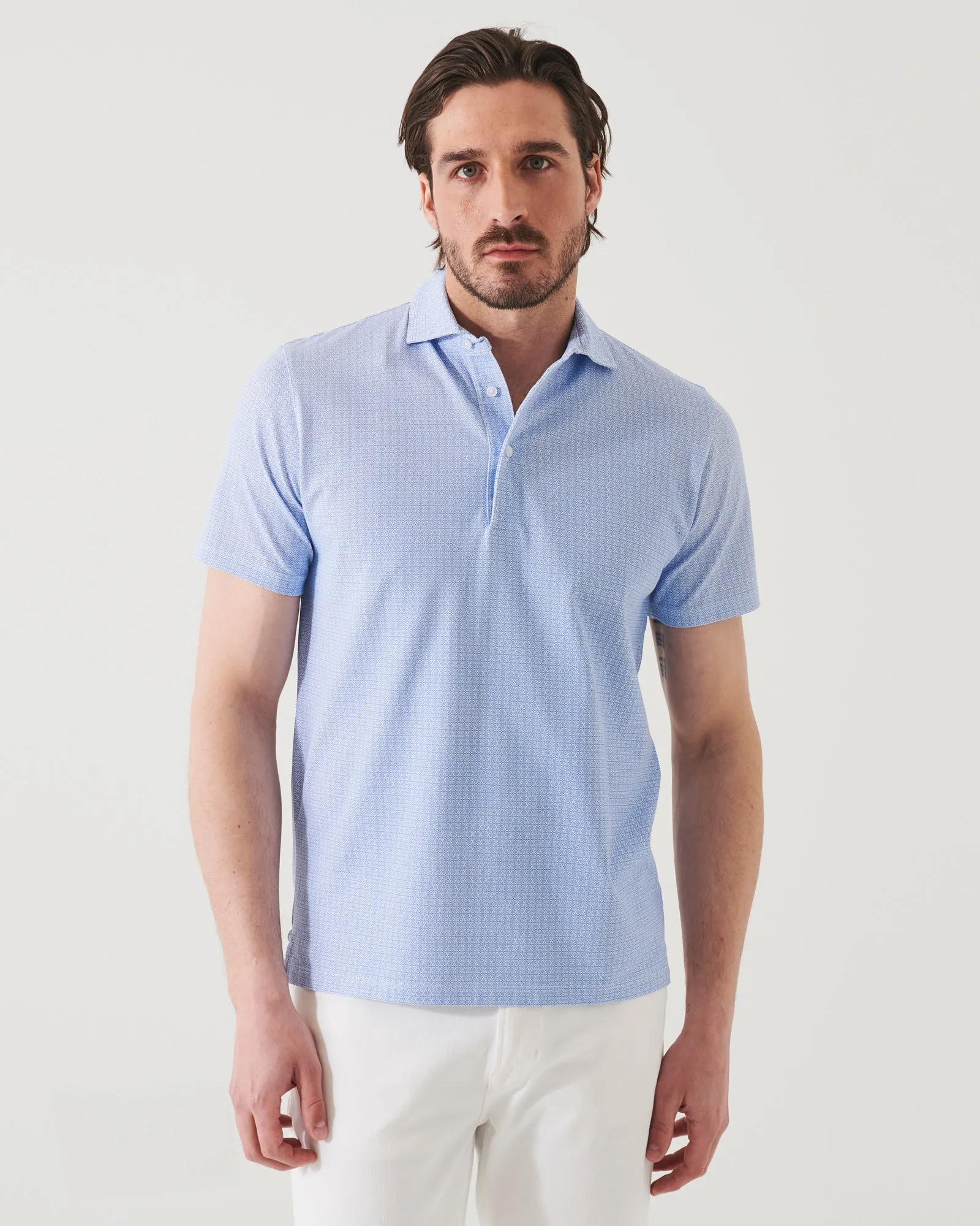 Pima Stretch Printed Polo sold by TNT Fashion product image thumbnail 3