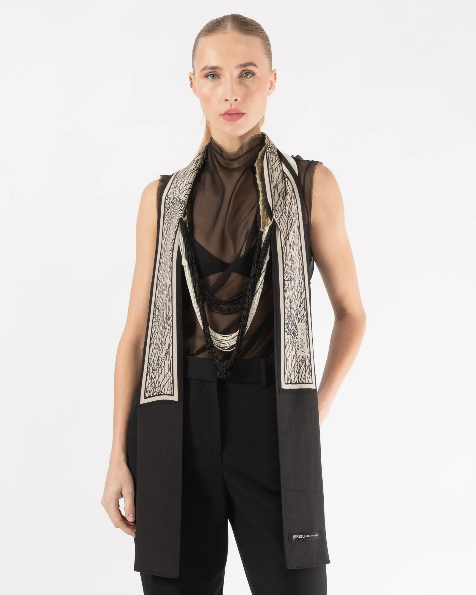 Kimono & Silk Necklace Scarf sold by TNT Fashion product image thumbnail 2